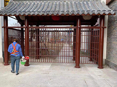 铁艺造型的表面的预处理