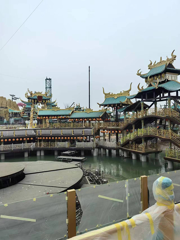 开封万岁山武侠城铁艺造型项目