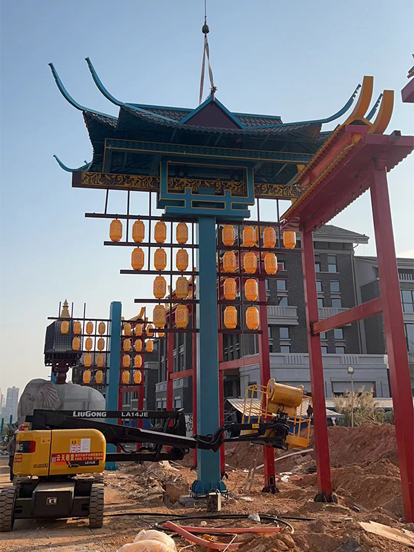 南宁之夜 铁艺造型大灯杆系列