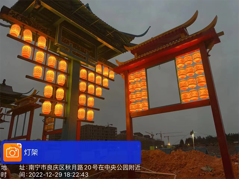 南宁之夜 铁艺造型大灯杆系列