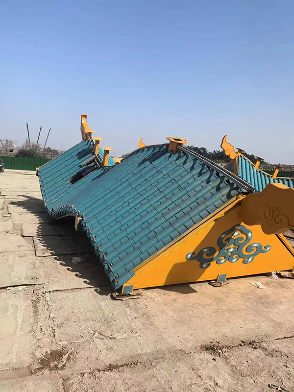 平湖山海几千重 铁艺造型