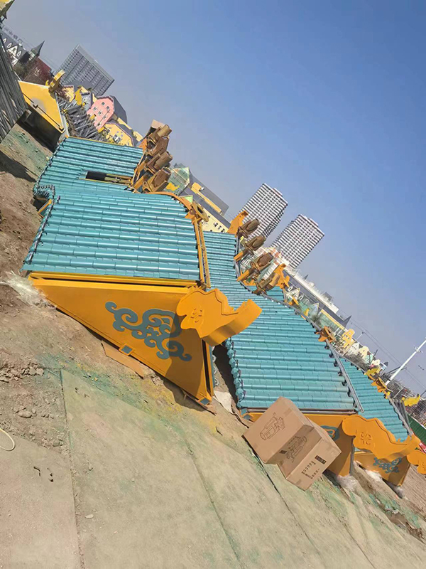 平湖山海几千重 铁艺造型