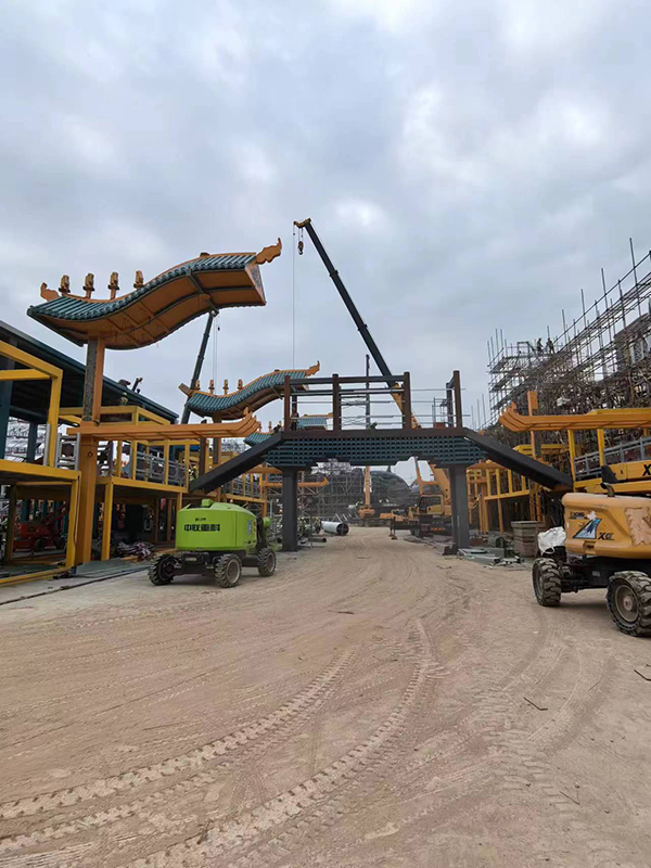 平湖山海几千重 铁艺造型